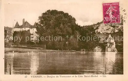 AK / Ansichtskarte Vernon_27 Donjon de Vernonnet et la Cote Saint Michel 