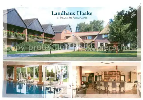 AK / Ansichtskarte Bad_Zwischenahn Landhaus Haake Teilansichten Innen und Aussen Bad_Zwischenahn