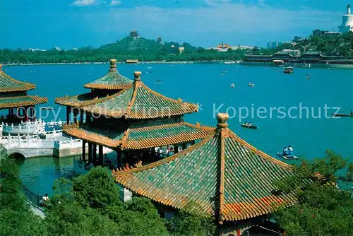 AK / Ansichtskarte Shanghai Die Fuenf Drachen Pavillons im Beihai Park Shanghai