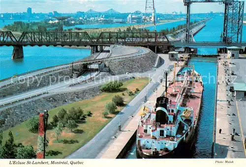 AK / Ansichtskarte Montreal_Quebec L Ecluse St. La mbert Montreal Quebec