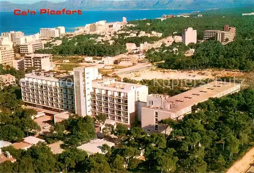 AK / Ansichtskarte Can_Picafort_Mallorca Fliegeraufnahme Hotelanlagen Can_Picafort_Mallorca