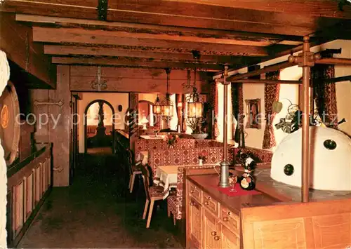 AK / Ansichtskarte Ingolstadt_Donau Weinstube Cafe Kruezinger Innenansicht Ingolstadt_Donau