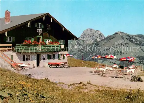 AK / Ansichtskarte Bayrischzell Walleralm Oberes Sudelfeld m. Blick zum Wendelstein Bayrischzell