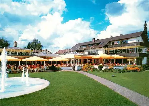 AK / Ansichtskarte Bad_Woerishofen Konditorei Cafe Schwermer Aussenansicht mit Terrasse Bad_Woerishofen