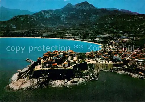 AK / Ansichtskarte Calvi La citadelle et la plage Calvi