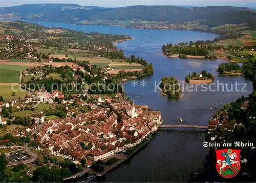 AK / Ansichtskarte Stein_Rhein Fliegeraufnahme Stein Rhein