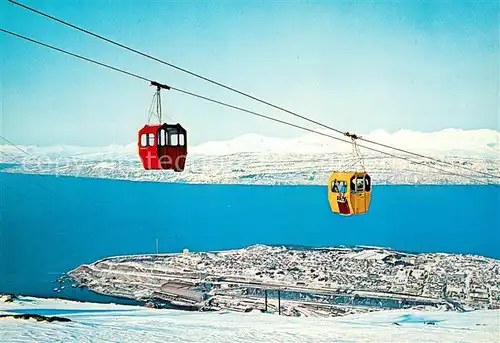 AK / Ansichtskarte Tromsø Fjellheisen Mountain lift Tromsø