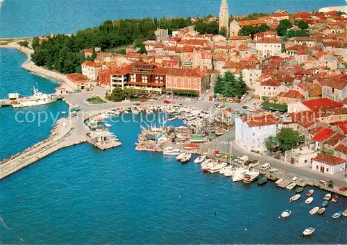 AK / Ansichtskarte Izola_Slovenia Altstadt Hafen 