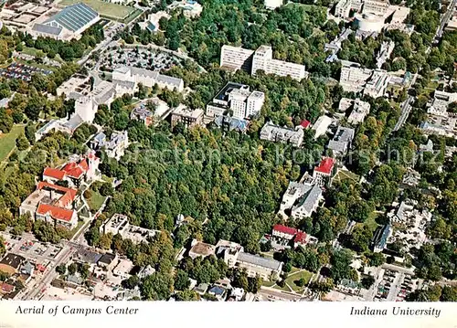 AK / Ansichtskarte Bloomington_Indiana Campus Center Indiana University aerial view 