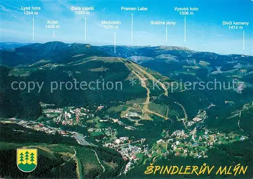 AK / Ansichtskarte Spindleruv_Mlyn_Spindlermuehle Panorama Riesengebirge Spindleruv_Mlyn