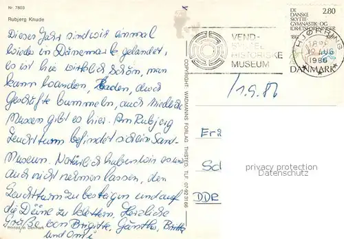 AK / Ansichtskarte Lokken Rudjerg Knude Wanderduene Lokken
