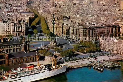 AK / Ansichtskarte Barcelona_Cataluna Vista parcial Barcelona Cataluna