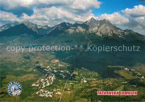 AK / Ansichtskarte Tatranska_Lomnica Fliegeraufnahme Tatranska Lomnica