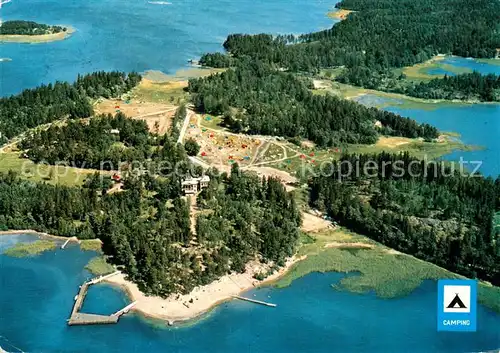 AK / Ansichtskarte Turku_Suomi Ruissalon leirintaealue 