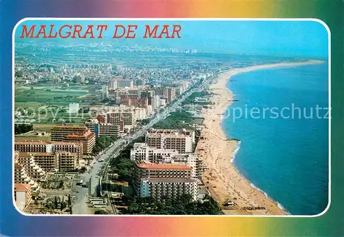 AK / Ansichtskarte Malgrat_de_Mar Costa del Maresme Fliegeraufnahme Malgrat_de_Mar