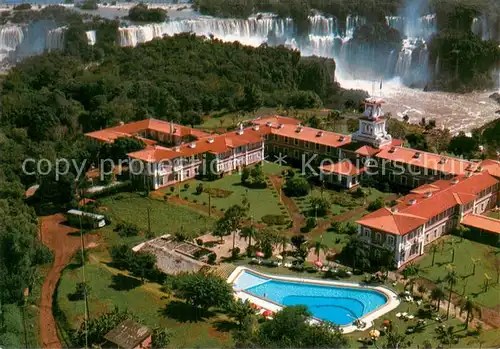 AK / Ansichtskarte Parana_State_Brazil Foz de Iguacu Hotel das Cataratas Vista aerea  