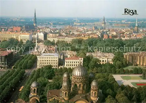 AK / Ansichtskarte Riga_Lettland View on the centre of Riga Riga_Lettland