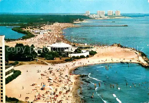 AK / Ansichtskarte Jupiter__Romania Strand mit Nachtbar Paradis Fliegeraufnahme 