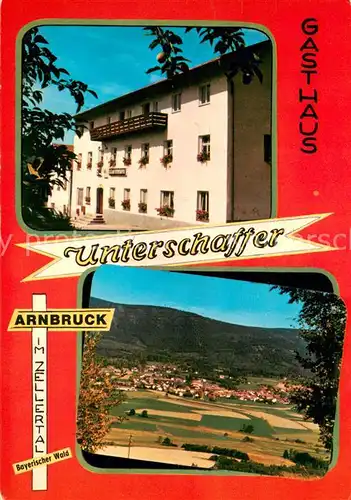 AK / Ansichtskarte Arnbruck Gasthaus Unterschaffer Panorama Arnbruck