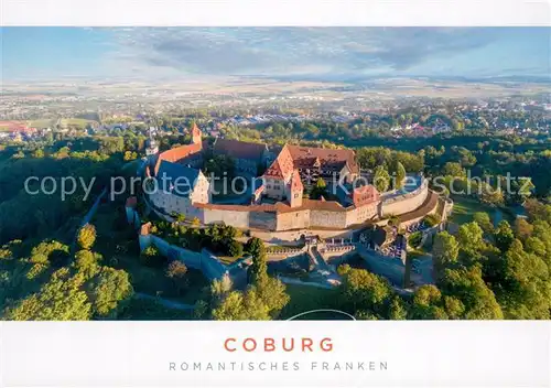 AK / Ansichtskarte Coburg Veste Coburg Fliegeraufnahme Coburg