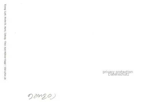 AK / Ansichtskarte Coburg Fliegeraufnahme mit Kirche Coburg