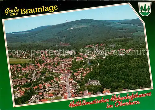 AK / Ansichtskarte Braunlage Fliegeraufnahme Braunlage