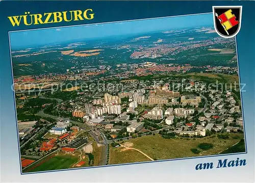 AK / Ansichtskarte Wuerzburg Fliegeraufnahme Wuerzburg