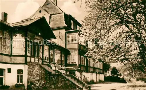 AK / Ansichtskarte Gernrode_Harz FDGB Heim Freundschaft Aussenansicht Gernrode Harz