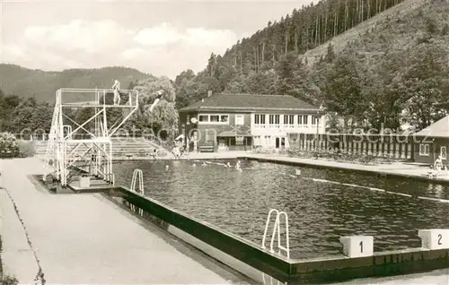 AK / Ansichtskarte Leutenberg_Thueringen Schwimmbad Leutenberg Thueringen