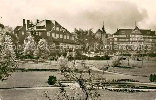 AK / Ansichtskarte Oberhof_Thueringen FDGb Heim Stachanow und Ernst Thaelmann Haus Oberhof Thueringen