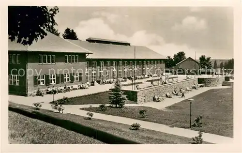 AK / Ansichtskarte Oberhof_Thueringen Haus der Freundschaft Aussenansicht Oberhof Thueringen