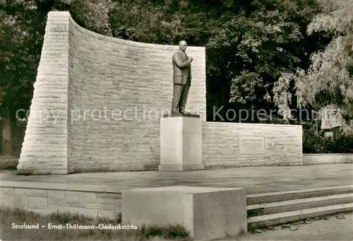 AK / Ansichtskarte Stralsund Ernst Thaelmann Gedenkstaette 