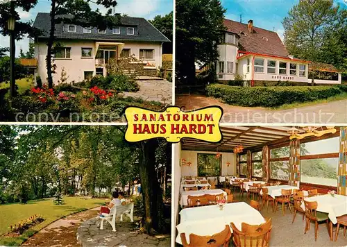 AK / Ansichtskarte Holzem_Eifel Sanatorium Haus Hardt Innen  und Aussenansichten Holzem Eifel