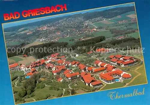 AK / Ansichtskarte Bad_Griesbach_Rottal Fliegeraufnahme Thermalbad Bad_Griesbach_Rottal