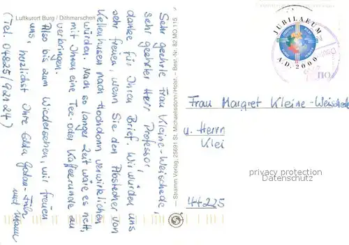 AK / Ansichtskarte Burg_Dithmarschen Fliegeraufnahme Burg Dithmarschen