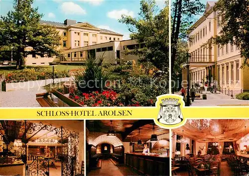 AK / Ansichtskarte Arolsen_Bad Schloss Hotel Teilansichten Arolsen_Bad