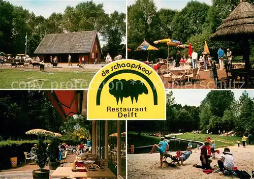 AK / Ansichtskarte Delft Restaurant De Schaapskooi Kinderboerderij Delft