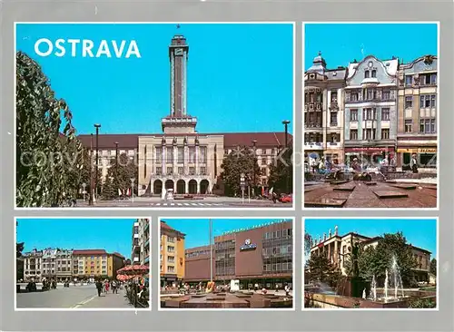 AK / Ansichtskarte Ostrava_Maehrisch_Ostrau Zetrum Teilansichten 