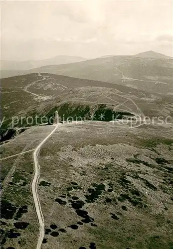 AK / Ansichtskarte Karkonosze Droga Przyjazni Panorama Riesengebirge Berghaus Karkonosze