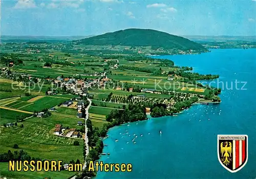 AK / Ansichtskarte Nussdorf_Attersee Erholungsort Campingplatz Nussdorf Attersee