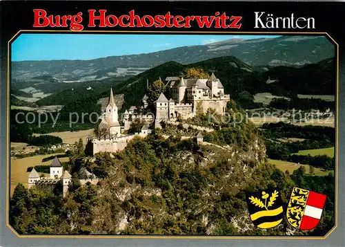 AK / Ansichtskarte Sankt_Georgen_Laengsee Burg Hochosterwitz 9. Jhdt. Sankt_Georgen_Laengsee