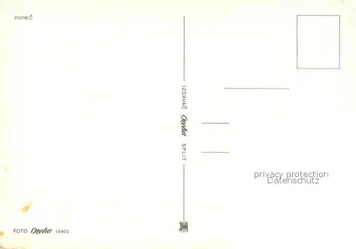 AK / Ansichtskarte Porec Halbinsel Altstadt Hafen Porec