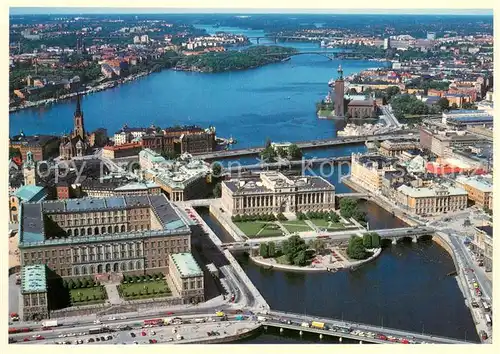 AK / Ansichtskarte Stockholm Altstadt Koeniglicher Palast Stockholm