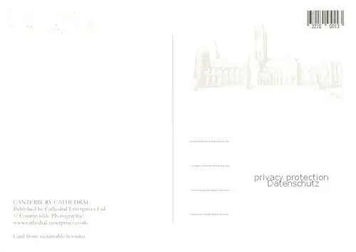 AK / Ansichtskarte Canterbury_Kent Cathedral aerial view 