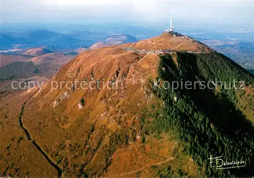 AK / Ansichtskarte Puy de Dome et la chaine des Puys vue aerienne Puy de Dome