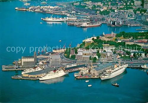 AK / Ansichtskarte Oslo__Norway Hafen 