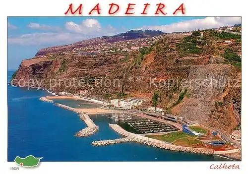 AK / Ansichtskarte Calheta Hafen Steilkueste 