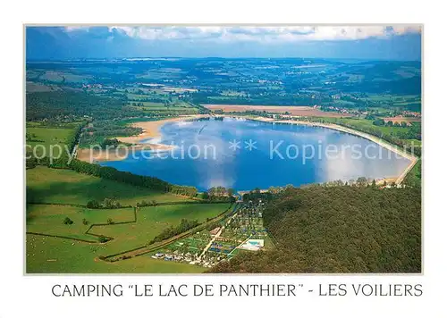 AK / Ansichtskarte Vandenesse en Auxois Camping Le Lac de Panthier Les Voiliers vue aerienne Vandenesse en Auxois