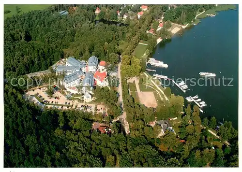 AK / Ansichtskarte Bad_Saarow Hotel Hafen Scharmuetzelsee Bad_Saarow