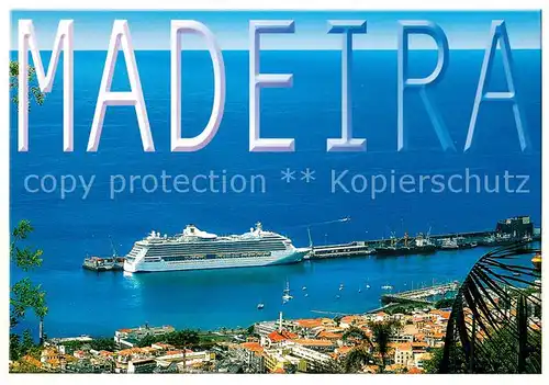 AK / Ansichtskarte Funchal Panoramica do Porto Comercial Funchal